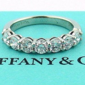 Forever Embrace Shared Diamond Eternity Wedding 0.91Ct 3.5mm Ring